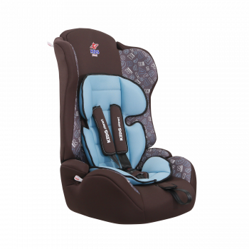 Автокресло KIDS PLANET Спутник  9-36кг Шоколадные буквы