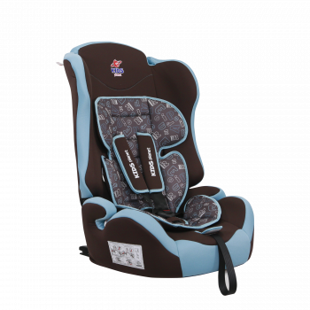Автокресло KIDS PLANET Спутник Изофикс 9-36кг Шоколадные буквы
